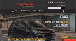 Desktop Screenshot of igburton.com